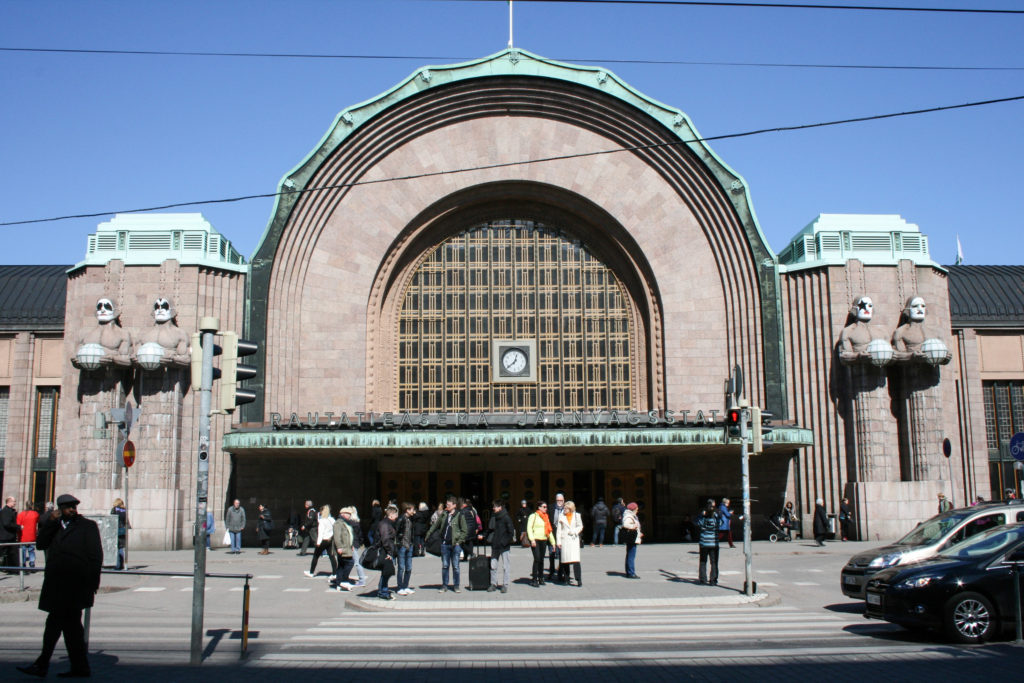 KISS Helsinki Railway Station front