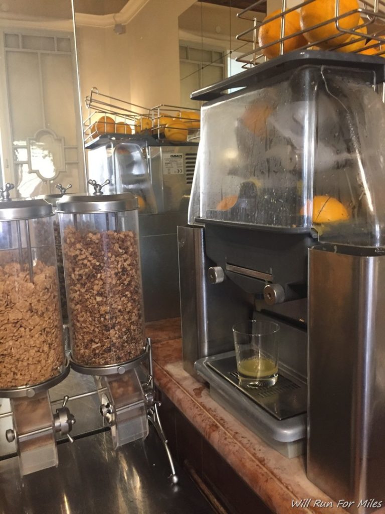 a machine with food in it