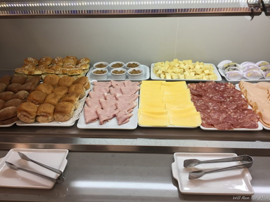 a tray of food on a counter