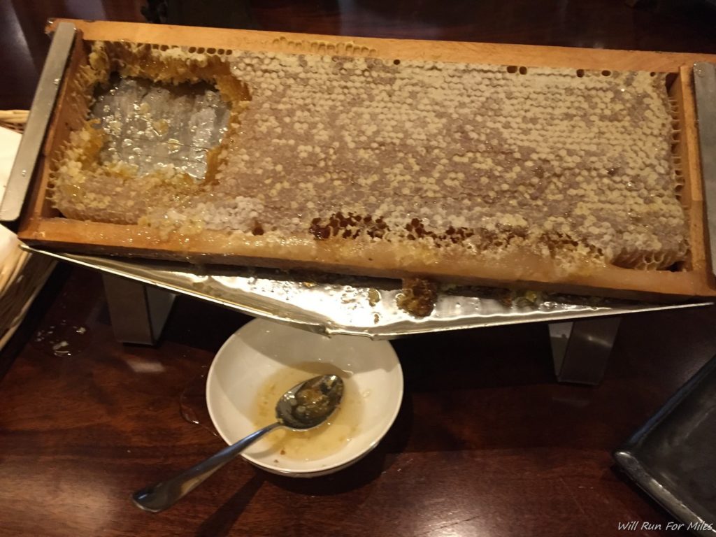 a honeycomb on a table