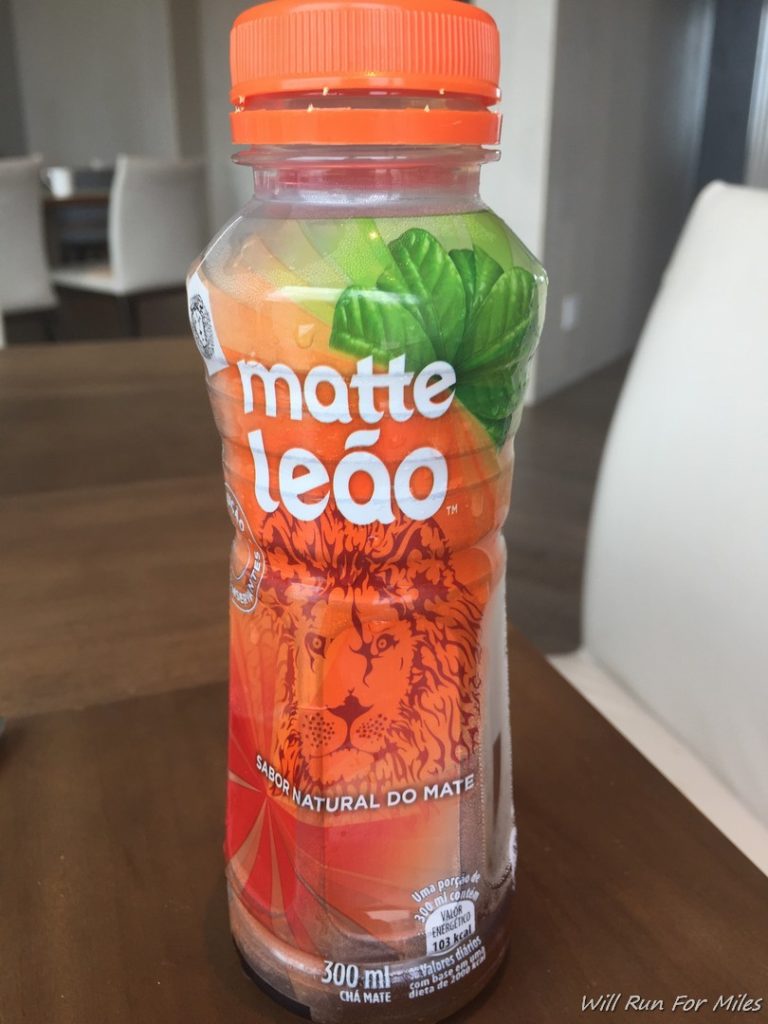 a plastic bottle of juice