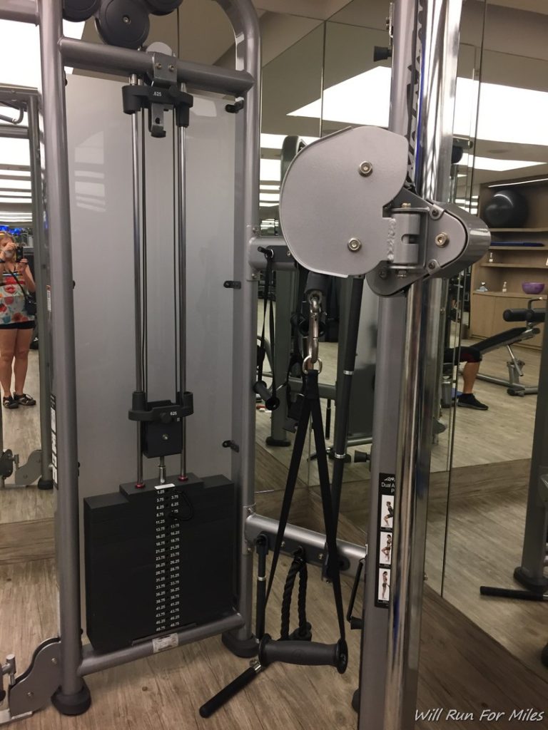 a machine in a gym