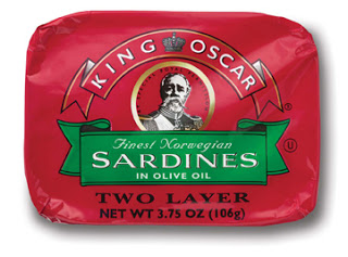 a red package of sardines