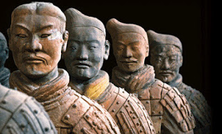 a group of terracotta warriors