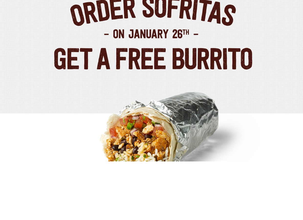 Free Burrito from Chipotle! Will Run For Miles