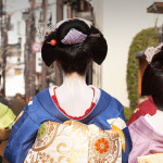 a group of women wearing traditional clothing