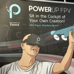 a poster with a man wearing a vr headset