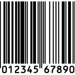 a bar code with numbers