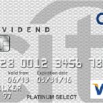 a credit card with a logo and symbols on it