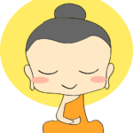 cartoon of a monk