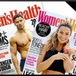 a man and woman on a magazine cover