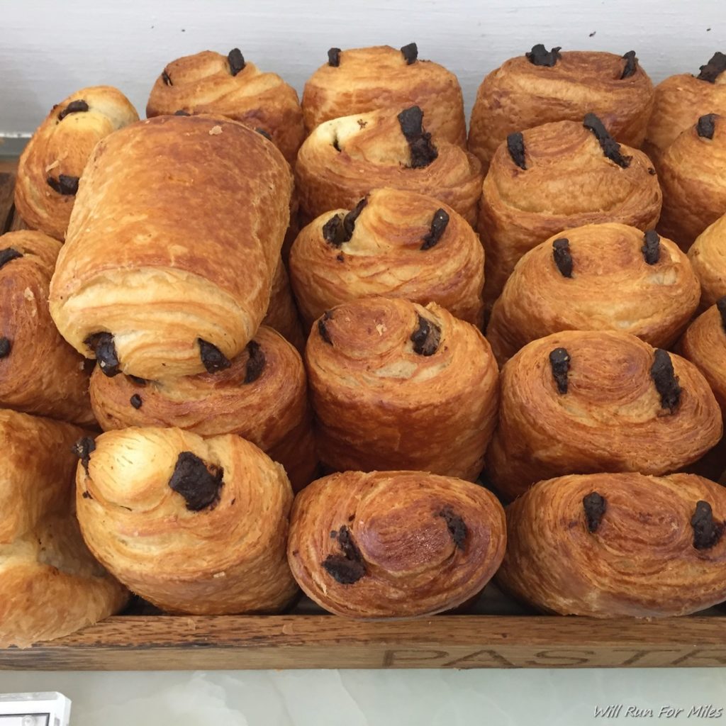 a tray of pastries
