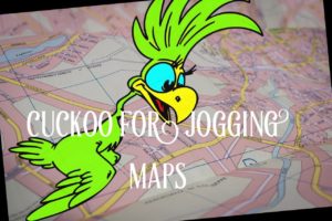 a cartoon bird on a map
