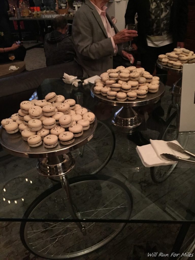 a group of cookies on a table