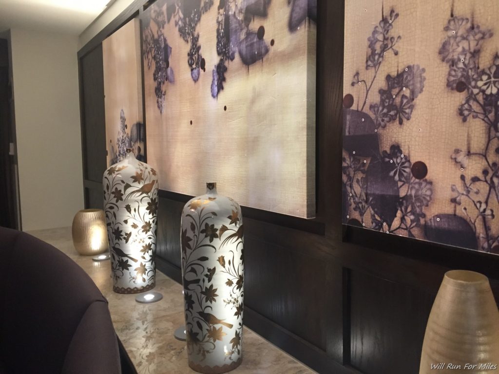 a group of vases on a table