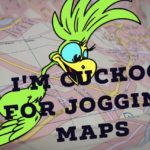 a map with a cartoon bird