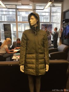 a mannequin wearing a coat