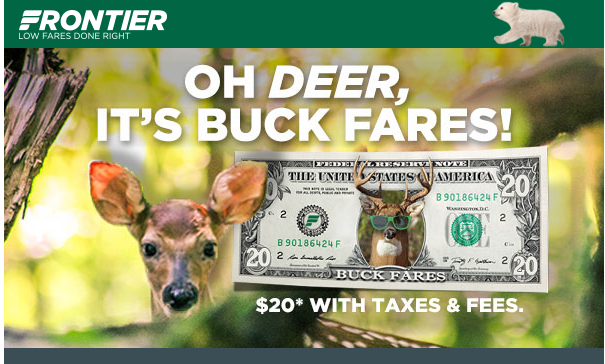 a deer with a dollar bill