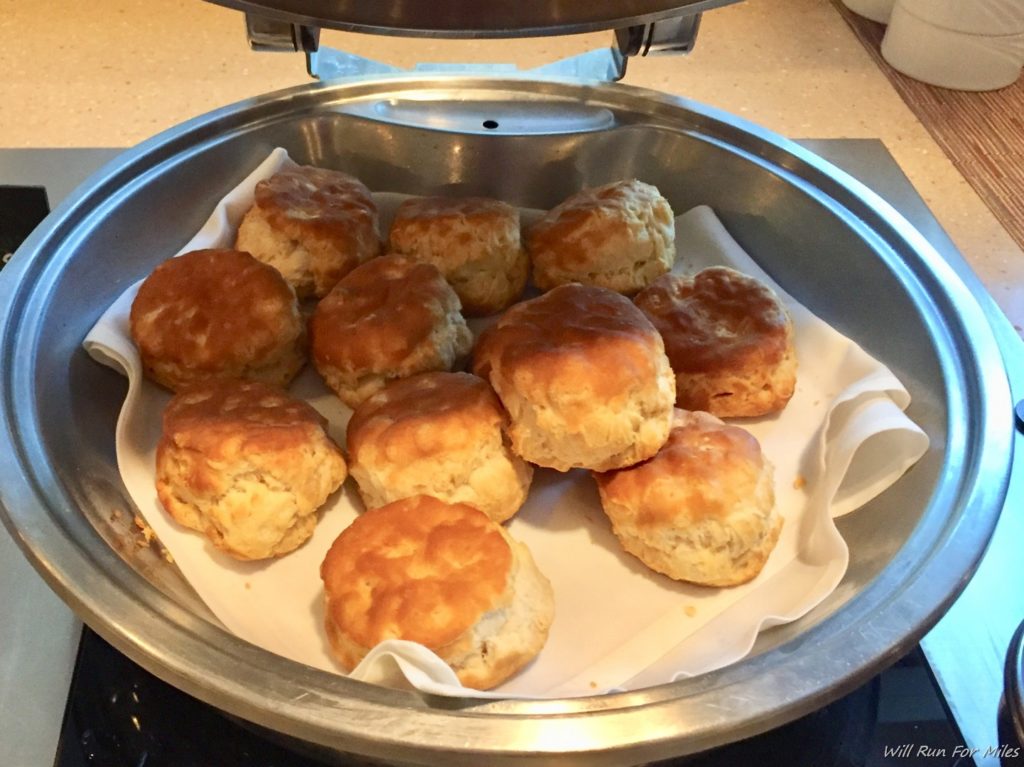 a group of biscuits in a pan