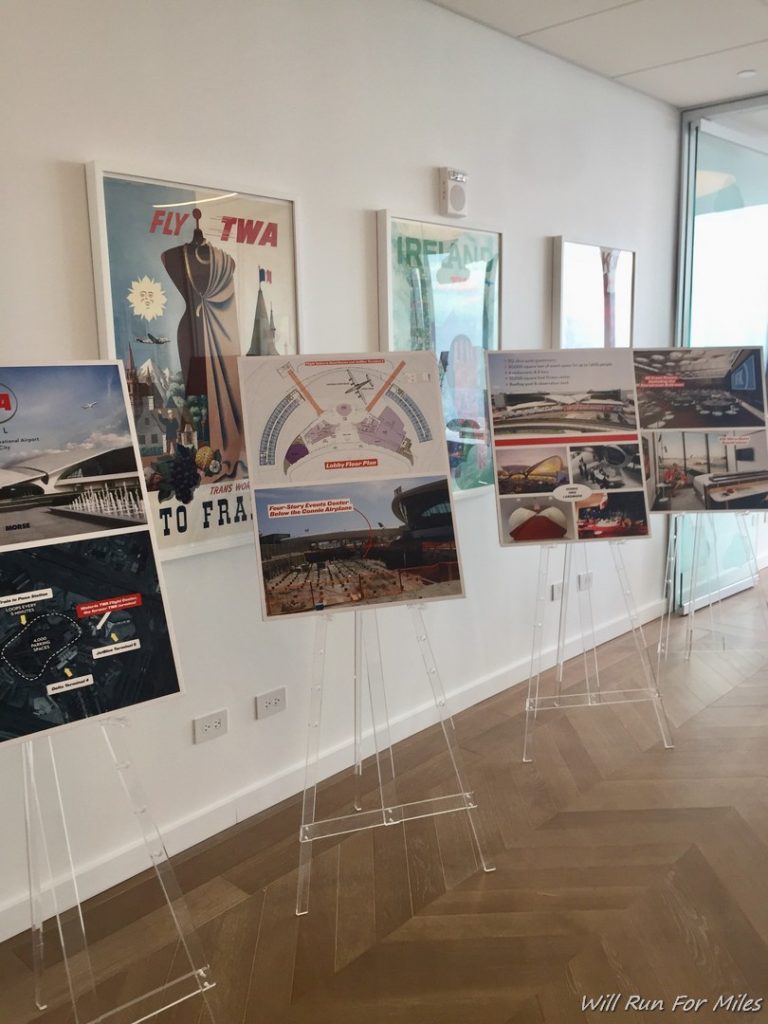a group of posters on display