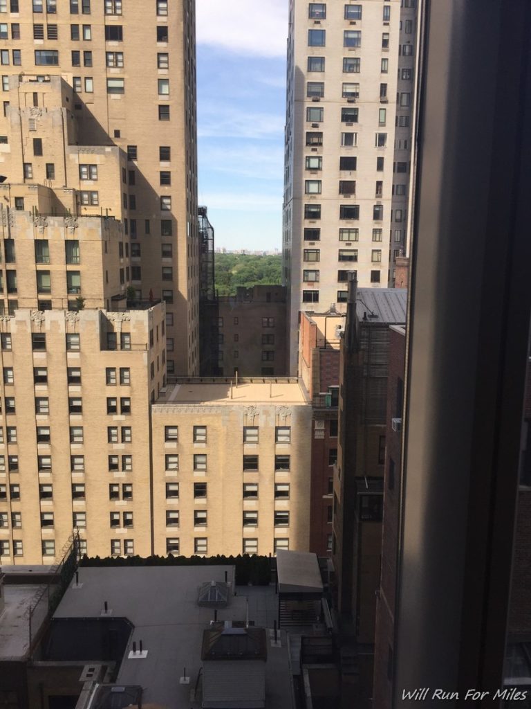 a view of a city from a window