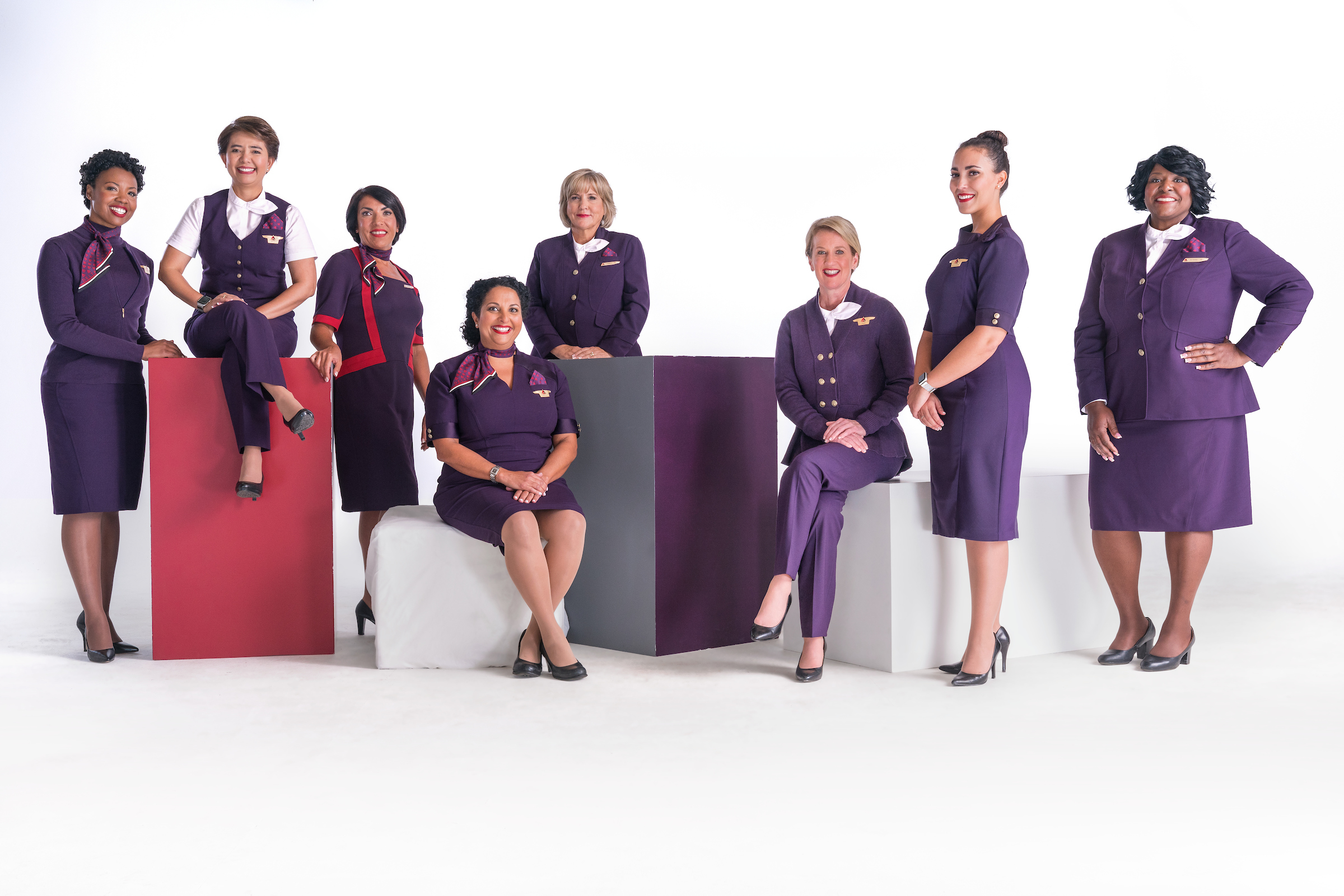 Some Delta Employees Sickened by Plum Uniforms Will Run For Miles