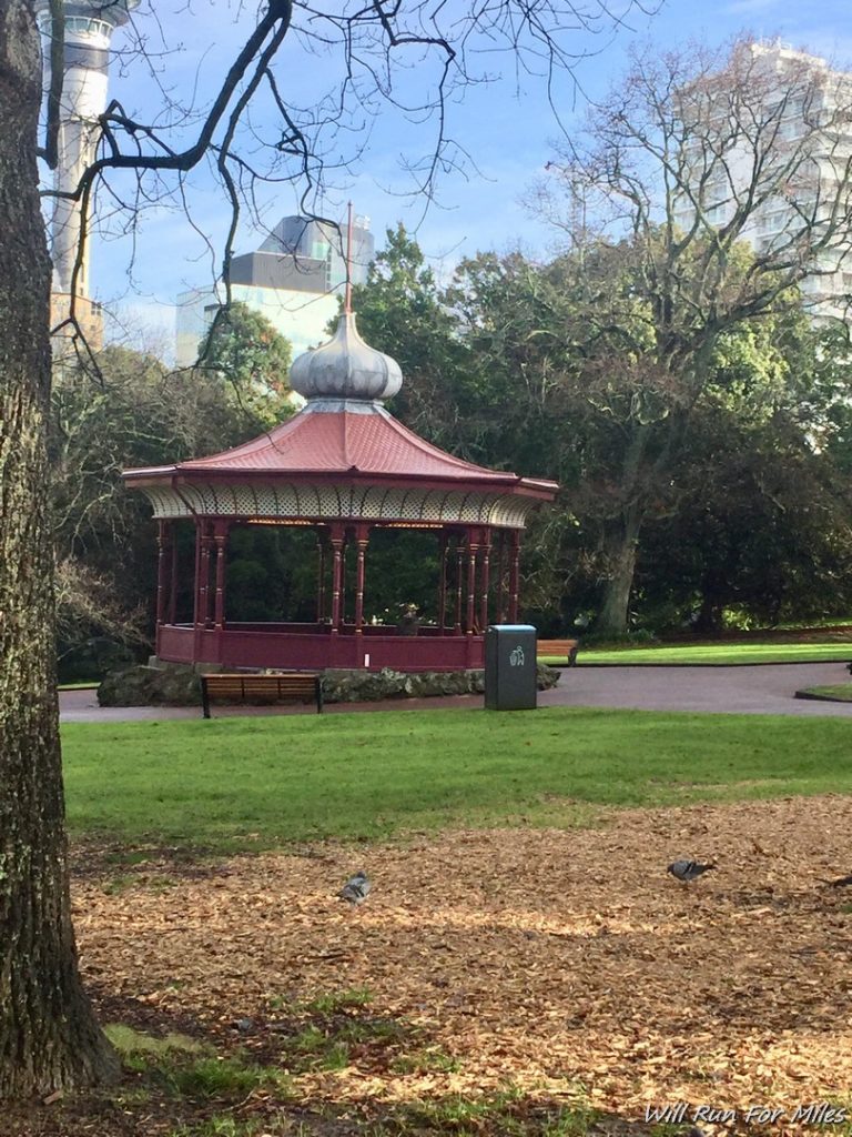 a gazebo in a park