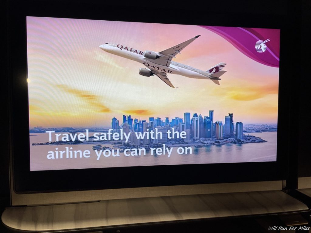 a television screen with an airplane flying in the sky