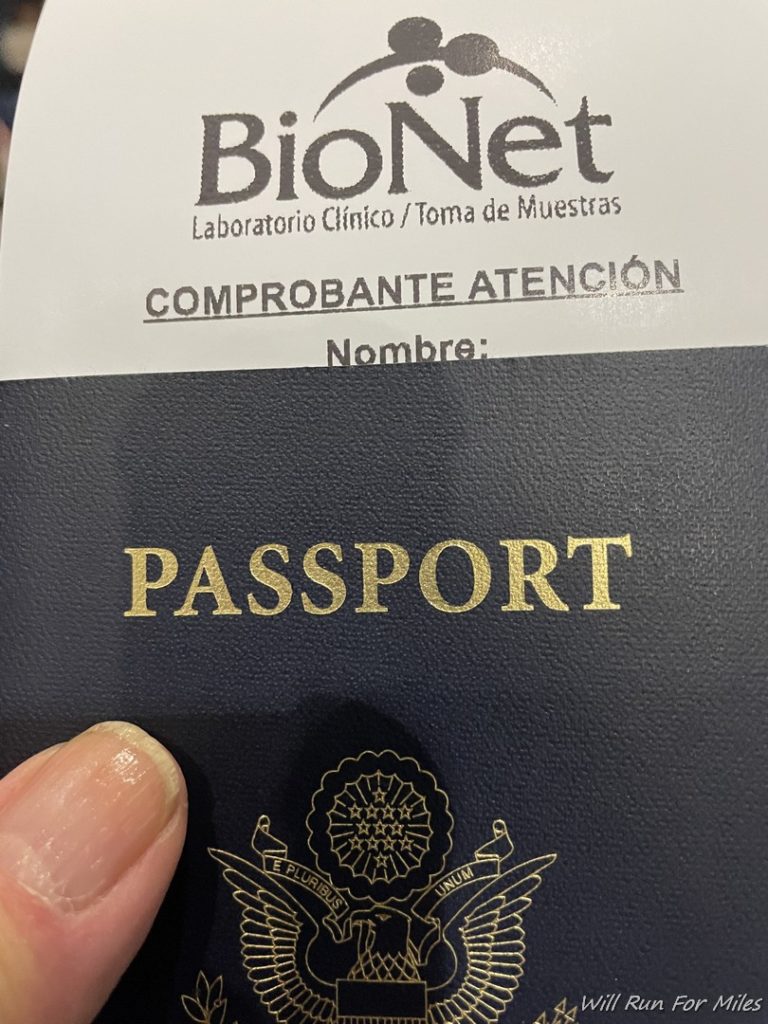 a person holding a passport