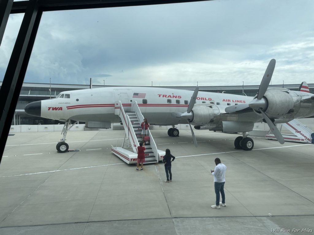 a plane on the tarmac