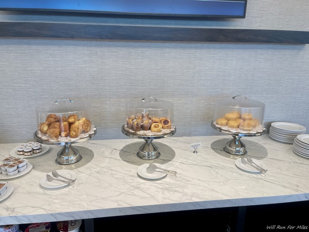 a group of pastries on a table