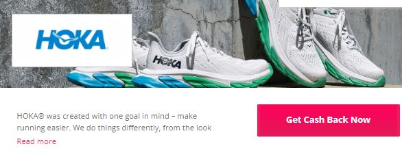 HOKA ONE ONE 21 Cash Back Today Only Will Run For Miles   Hoka2 