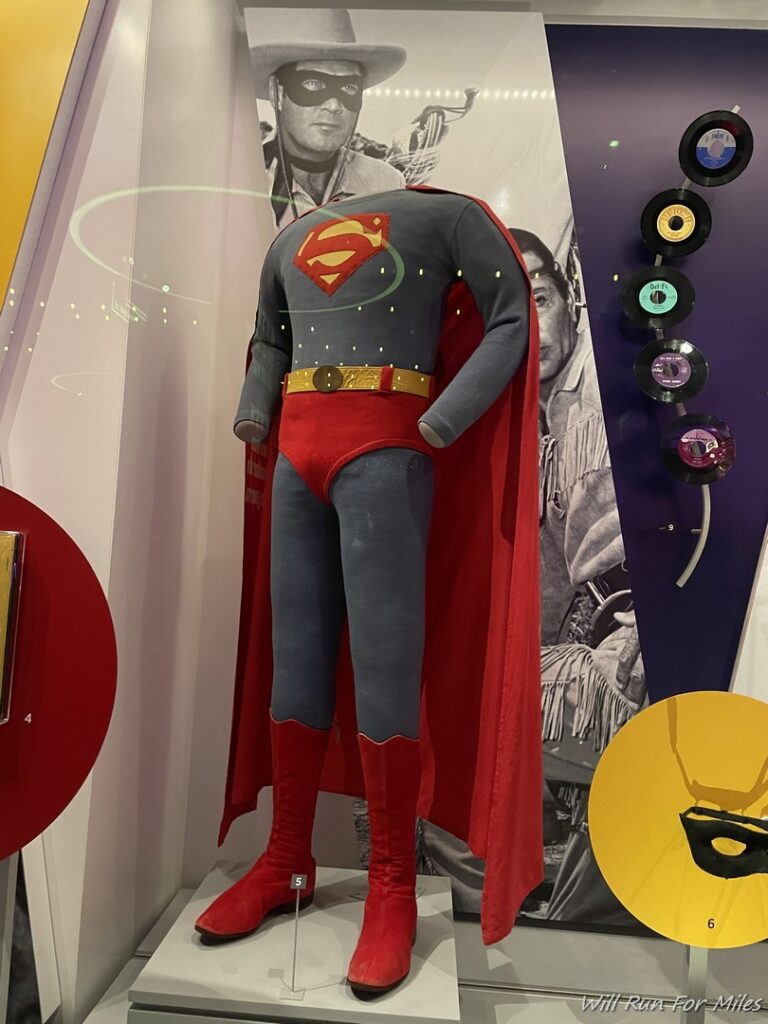 a mannequin wearing a superhero garment