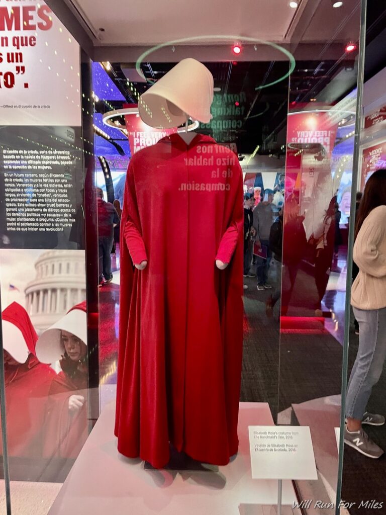 a red robe on a mannequin