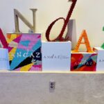 a group of colorful blocks with letters on them