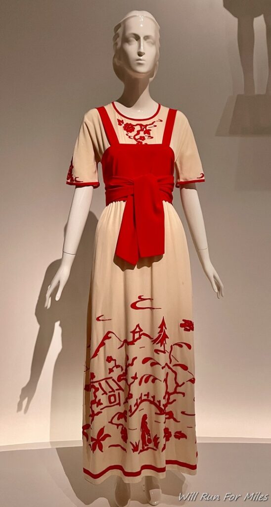 a mannequin wearing a dress