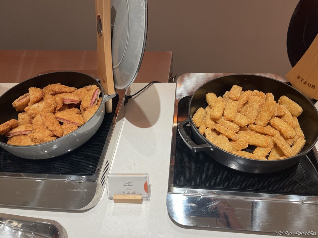 chicken nuggets in a pan