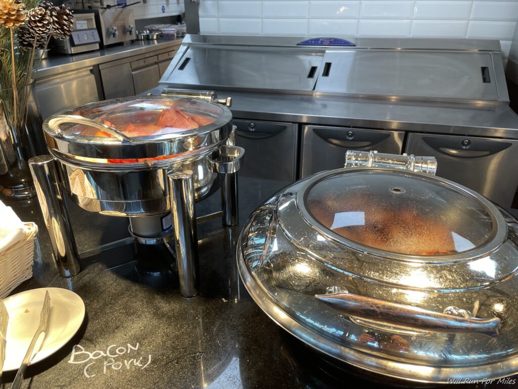 a food warmers in a kitchen