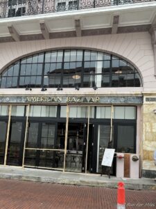 a building with a sign on the front