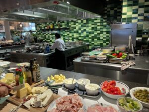 a chef cooking in a kitchen