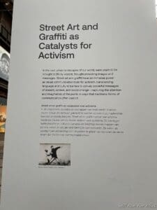 a sign with text on it