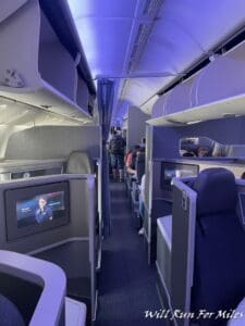 a group of people on an airplane