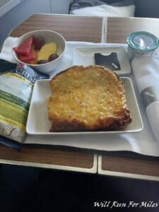 food on a tray