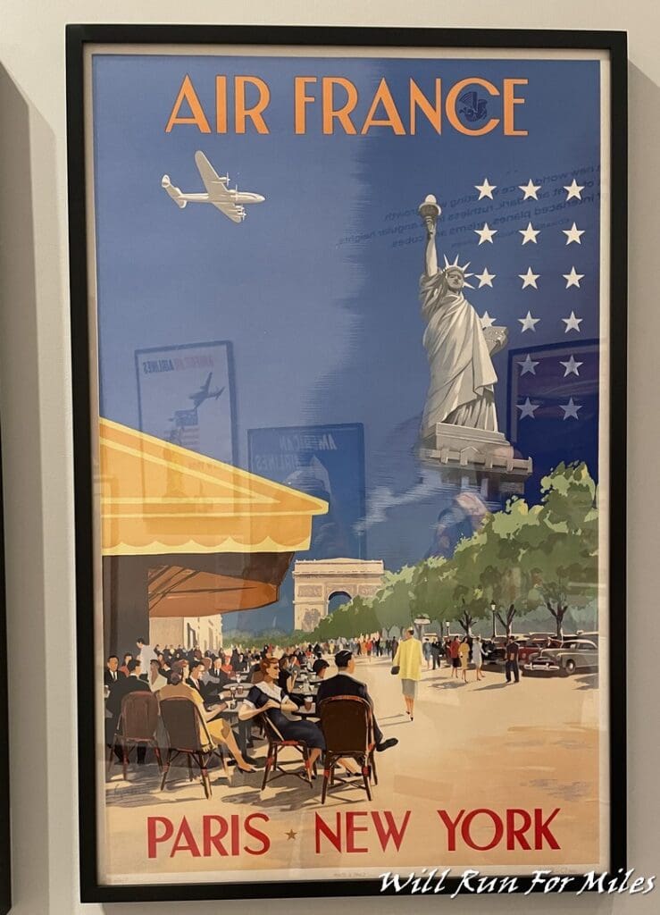 a poster of an air france