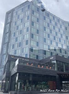 a building with glass windows