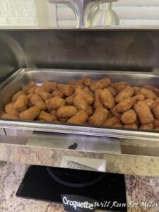 a tray of food in a container