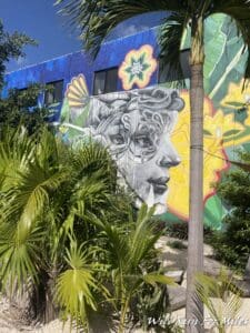 a mural on a building