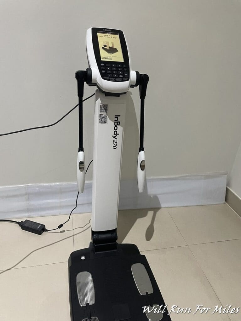 a machine on the floor
