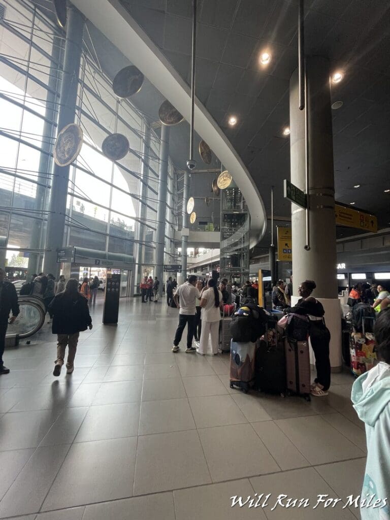people in a terminal