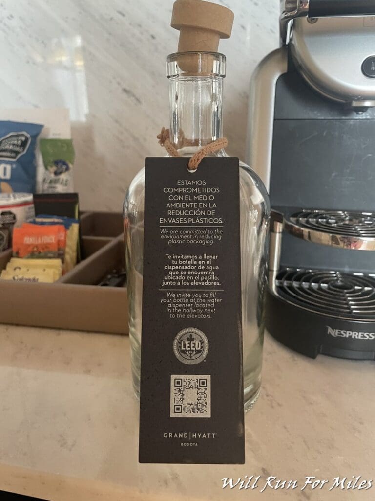 a bottle of liquor with a label